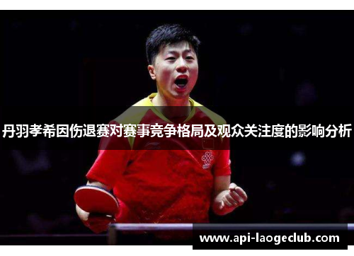 丹羽孝希因伤退赛对赛事竞争格局及观众关注度的影响分析